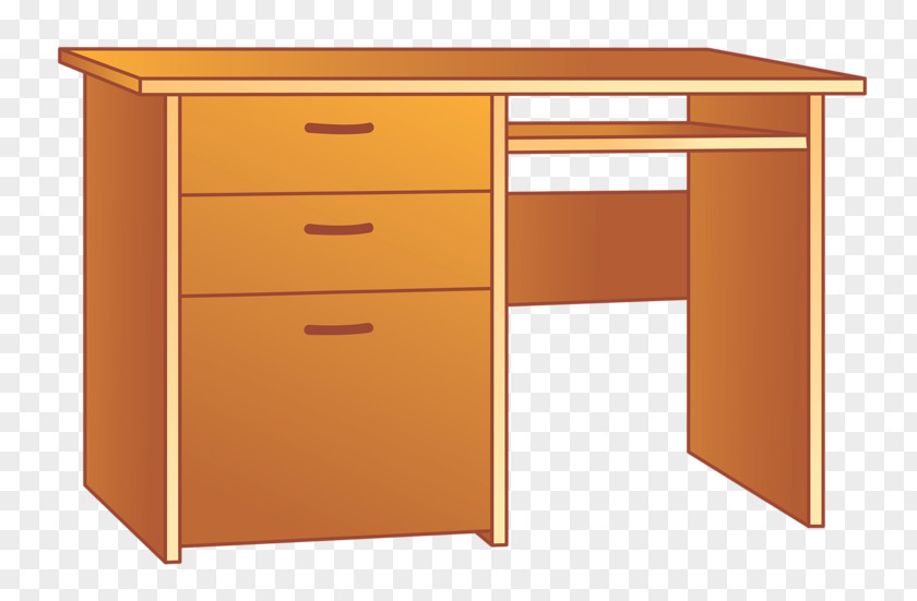 Practical Computer Desk Table PNG