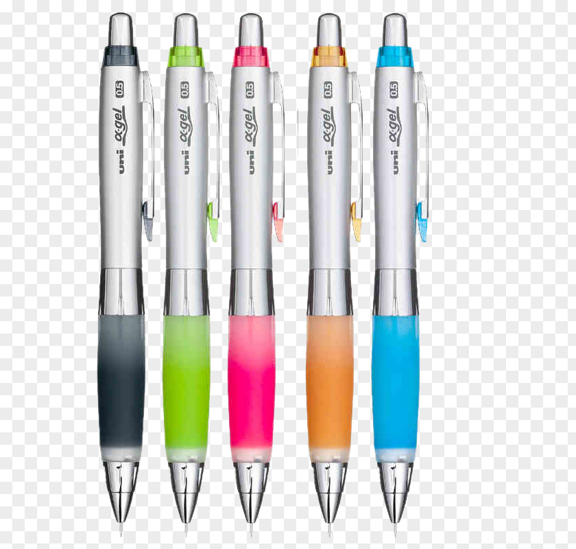 5 Colors Black Pen Mechanical Pencil Uni-ball U30afu30ebu30c8u30ac PNG