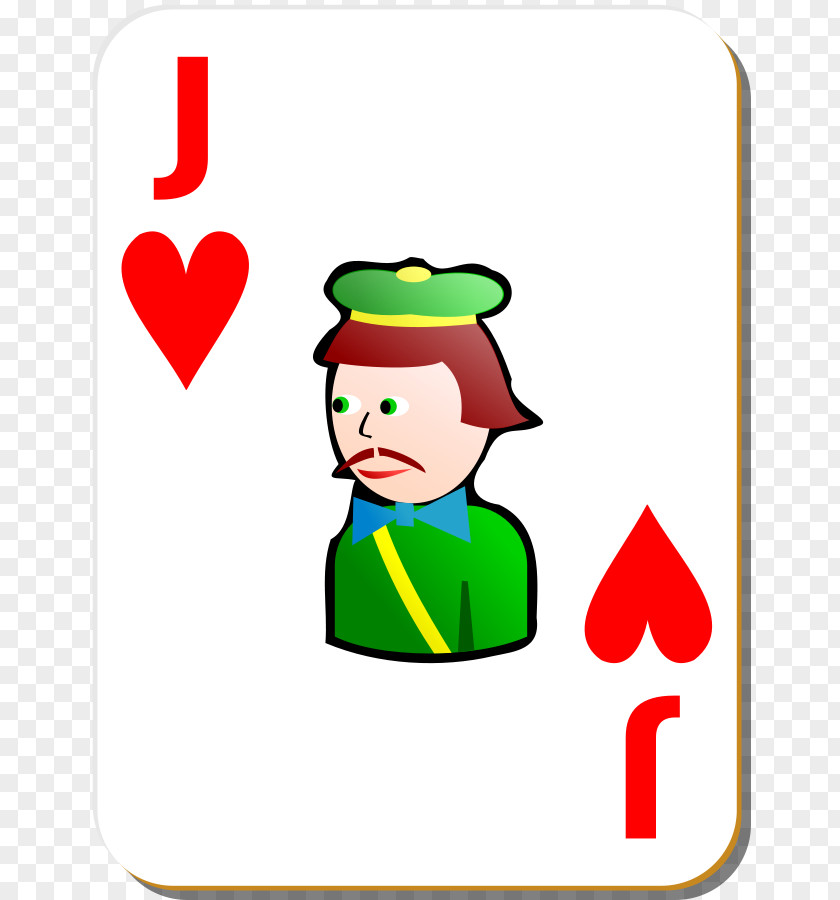 Hearts Cartoon Jack Playing Card Game Clip Art PNG