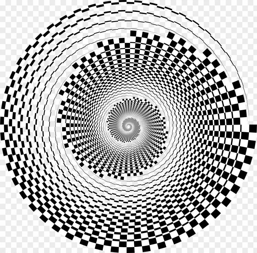 Vortex Halftone Circle PNG