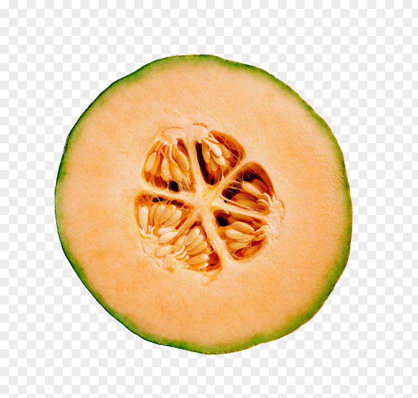 Cross-section Of Melon Cantaloupe Hami Galia PNG