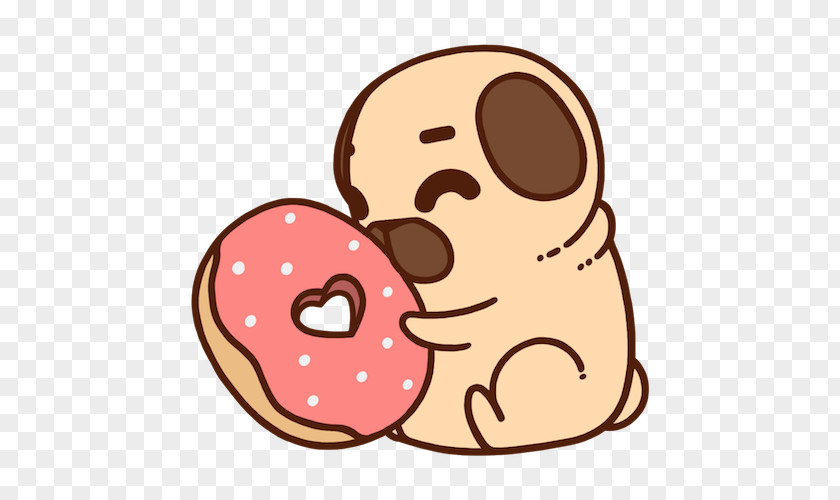 Doughnuts Pug Puppy Bulldog Boston Terrier Drawing PNG