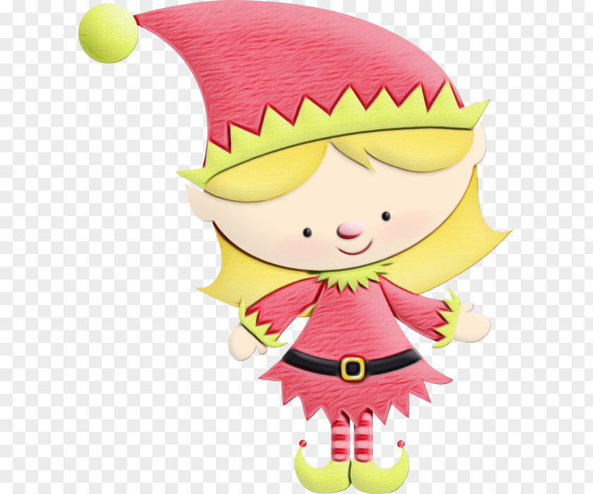 Happy Fictional Character Christmas Elf PNG