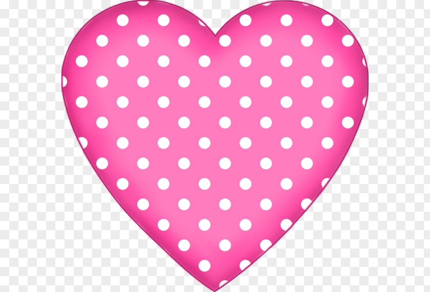 La Amistad Cliparts Heart Polka Dot Valentines Day Clip Art PNG