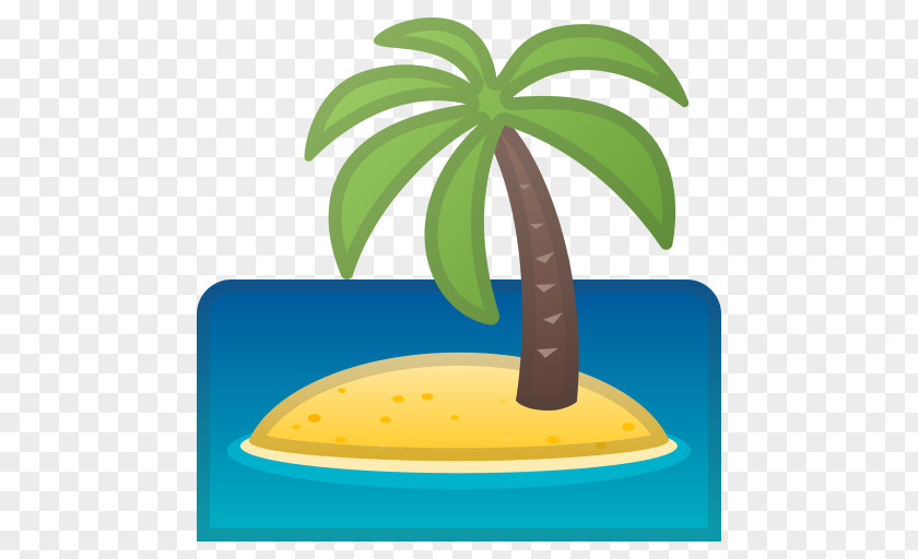 Rov Pictogram Emoji Desert Island Image PNG