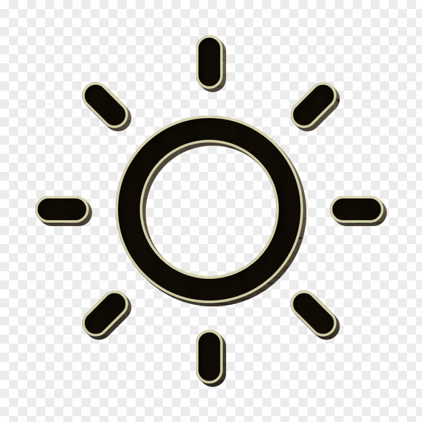 Tableware Metal Sun Icon PNG