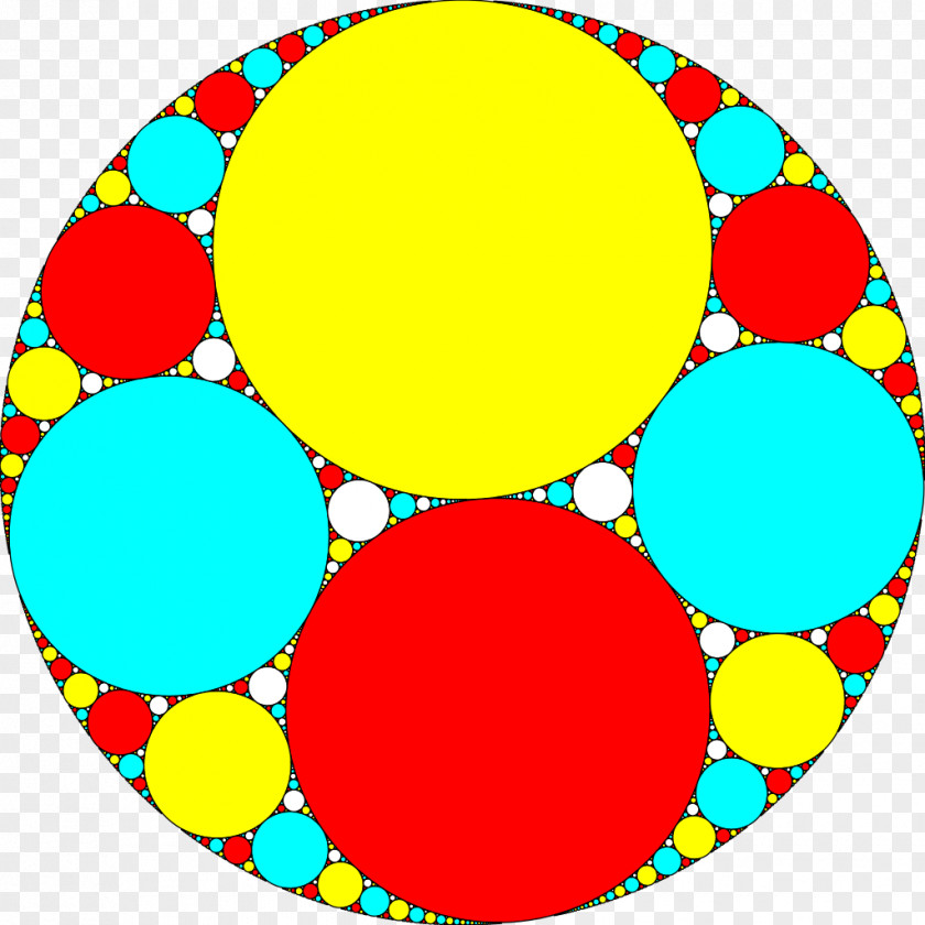 Circle Packing Fractal Apollonian Gasket Mathematics PNG