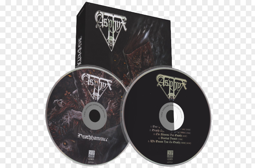 Compact Disc Embrace The Death Asphyx Label PNG