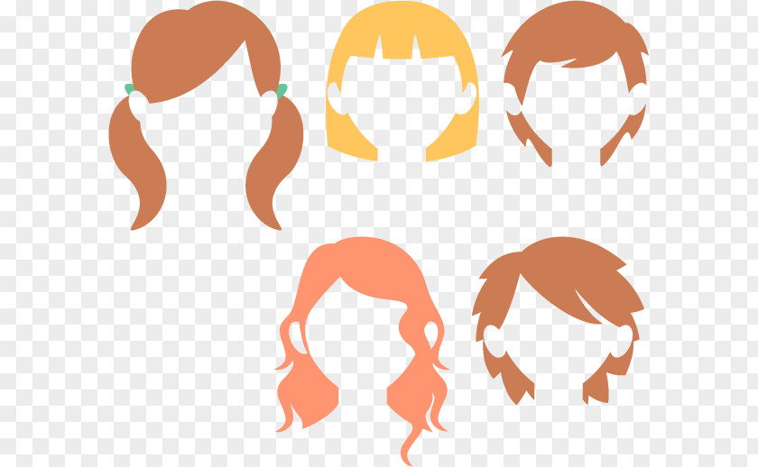 Hair Design Vector Material Hairstyle Barbershop Hairdresser PNG