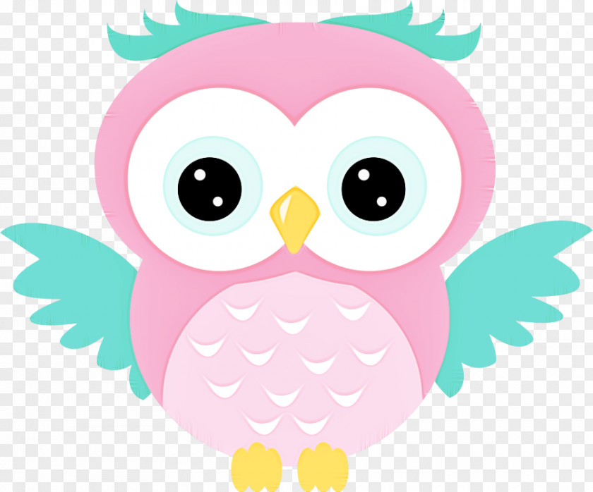 Owls Birds Cartoon Cuteness Painting PNG