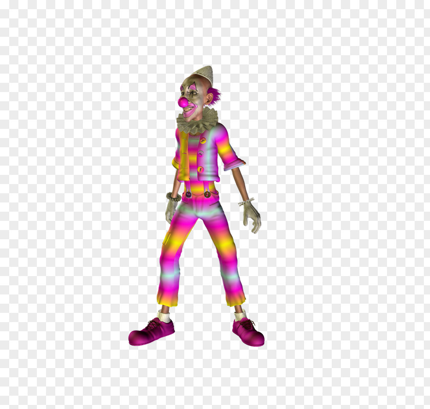 Payaso Clown Costume Design Character PNG