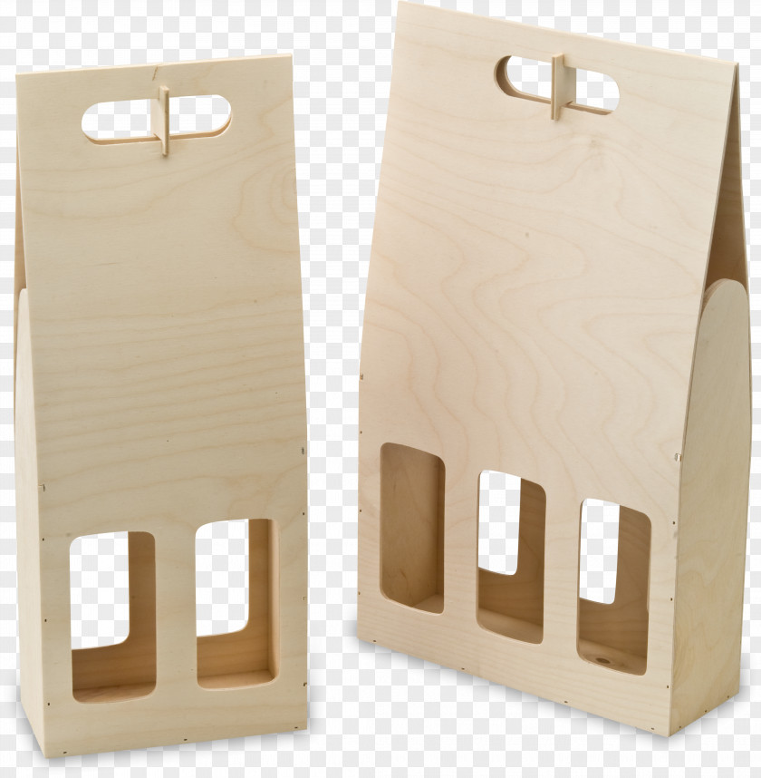 Plywood Box Wine Beer Bottle PNG