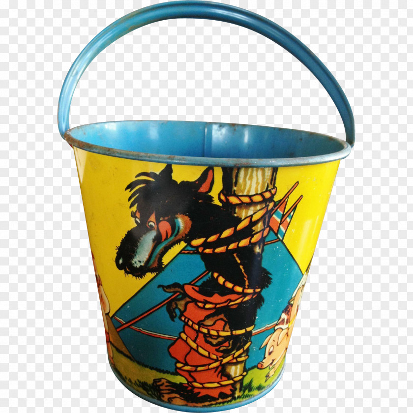 Sand Bucket And Spade Plastic Pail PNG