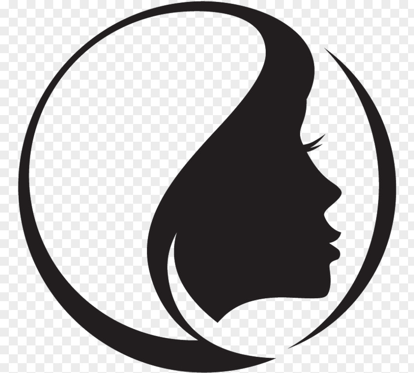 Symbol Blackandwhite Beauty Parlour Logo PNG
