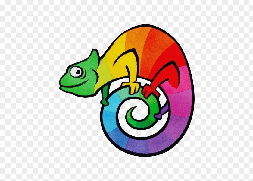 Chameleon Character Created By Background PNG