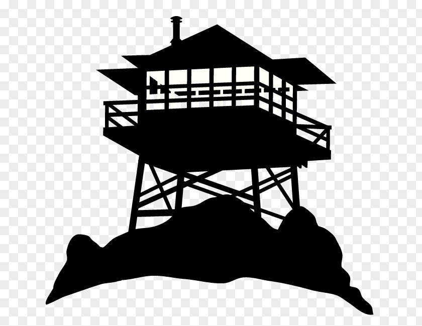 Observation Fire Lookout Tower Drawing Forest PNG