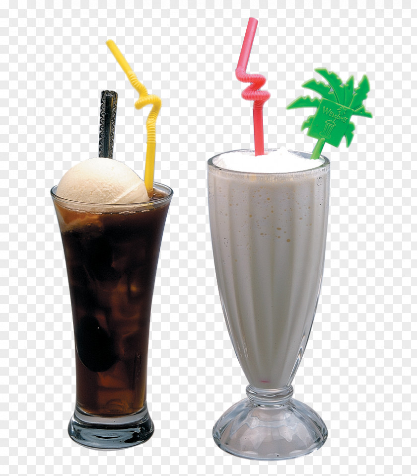 Sago Coconut Milk And Ice Cream Balls Beverage Milkshake Soft Drink PNG