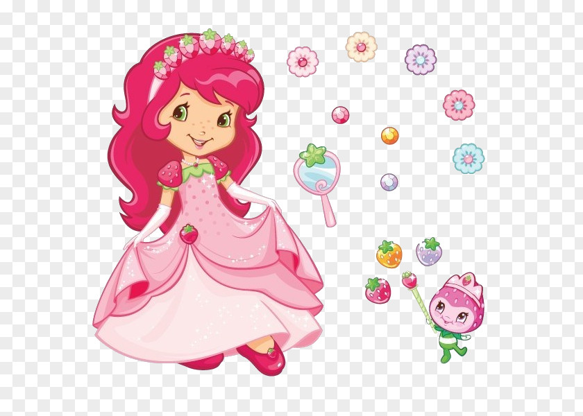 Strawberry Cartoon Shortcake Princess Cake Tart Cheesecake PNG