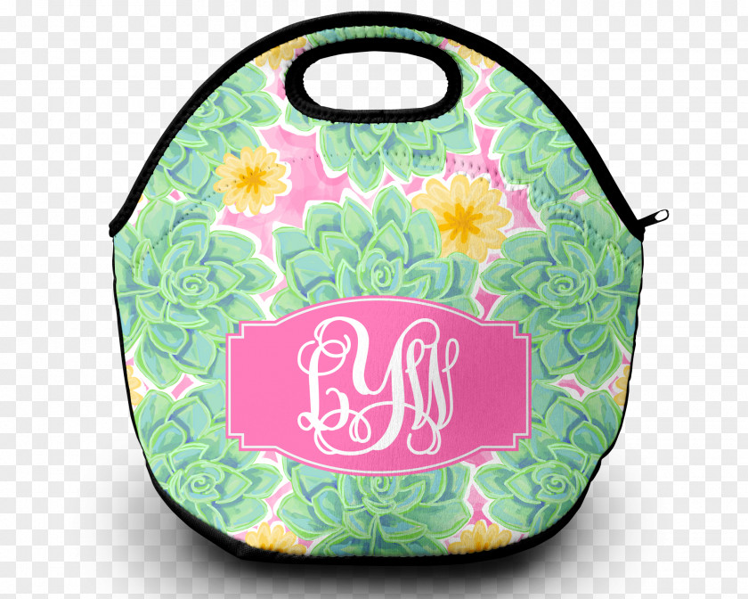 Succulent Border Tote Bag Lunchbox Handbag Lunch Boxes & Bags PNG