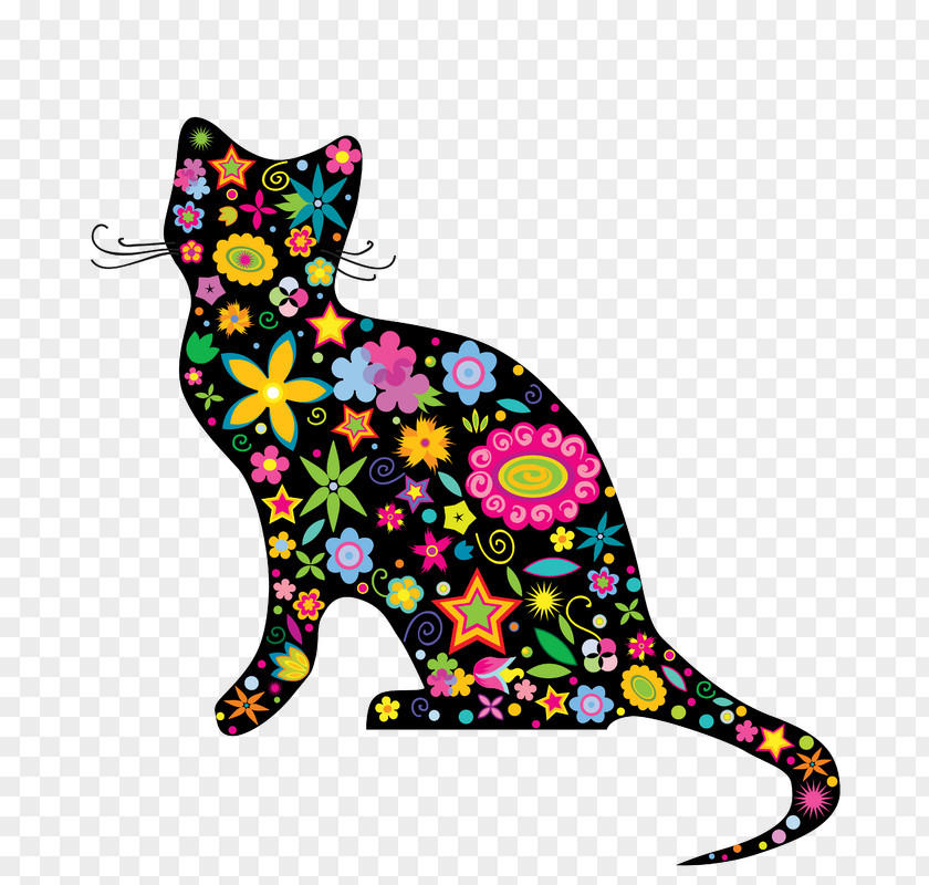 Cat Drawing Silhouette PNG