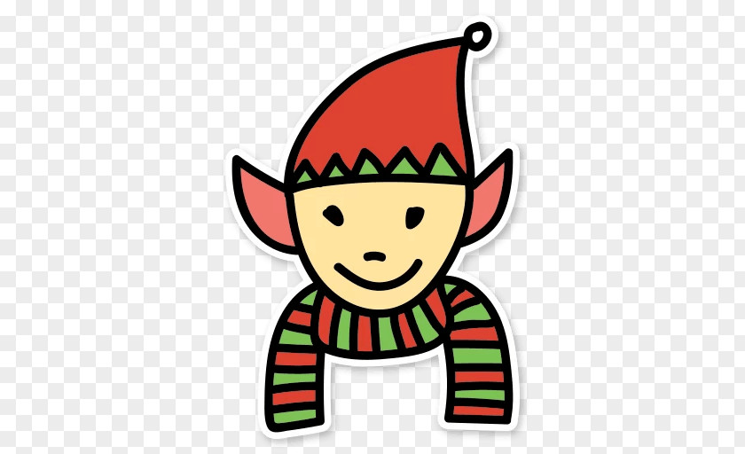 Elf Clip Art Sticker Messaging Apps Image PNG