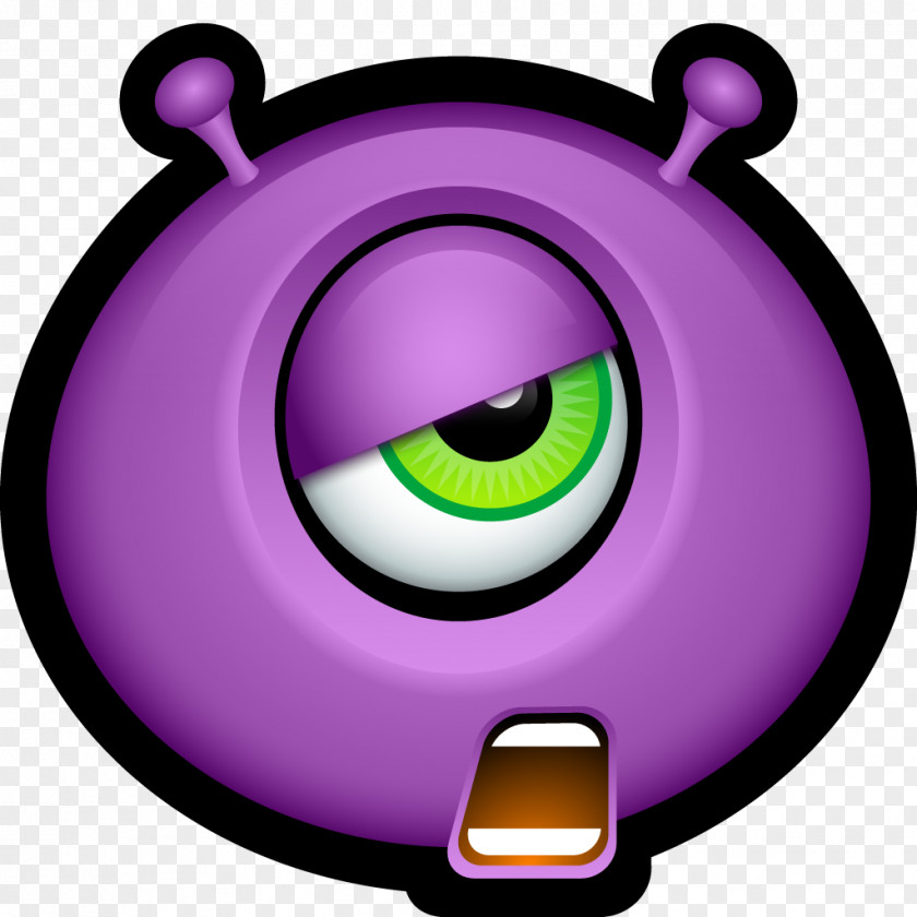 Halloween Smiley Faces Alien Monster Emoticon PNG