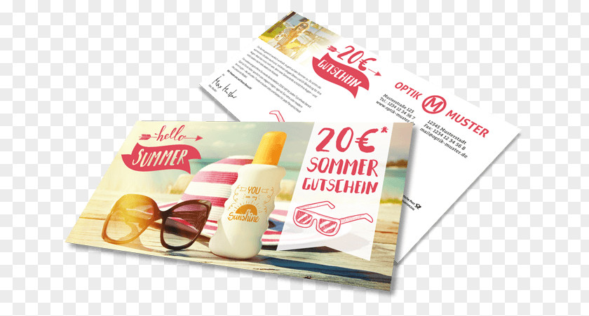 Hello Summer Advertising Brand Brochure Product PNG