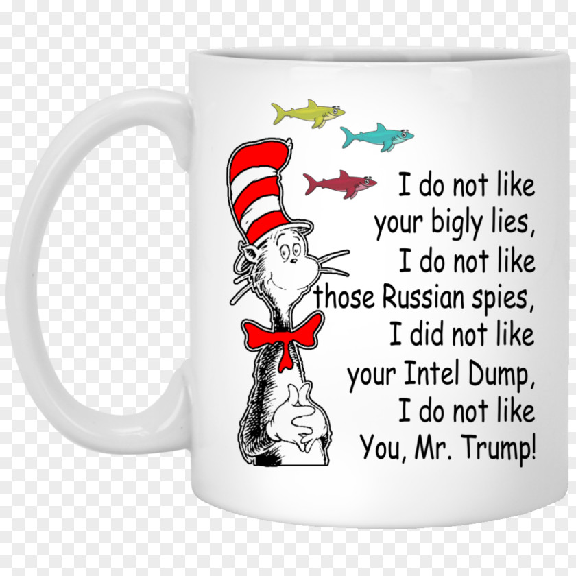 Mug Wraps The Cat In Hat T-shirt Thing One Two How Grinch Stole Christmas! PNG