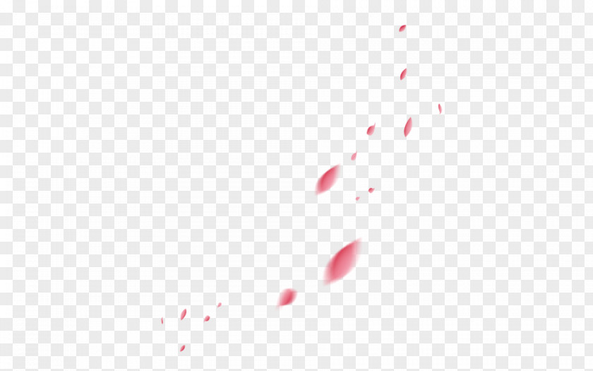 Shower Of Petals Floating Angle Pattern PNG