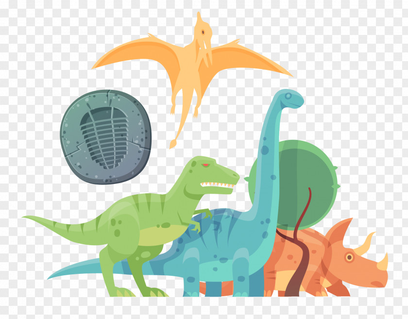 Vector Dinosaurs Dinosaur Clip Art PNG