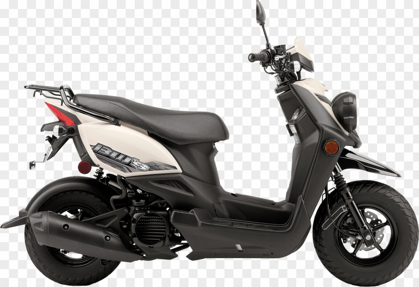 Yellowish Gray Yamaha Motor Company Scooter Zuma 125 Motorcycle PNG