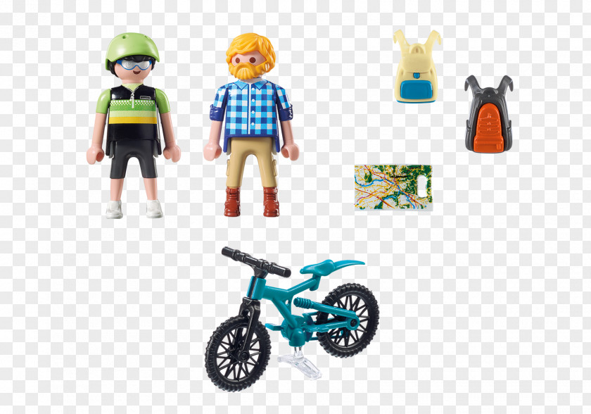 Bergsportler Playmobil Hiking BicycleBicycle PLAYMOBIL 9129 PNG