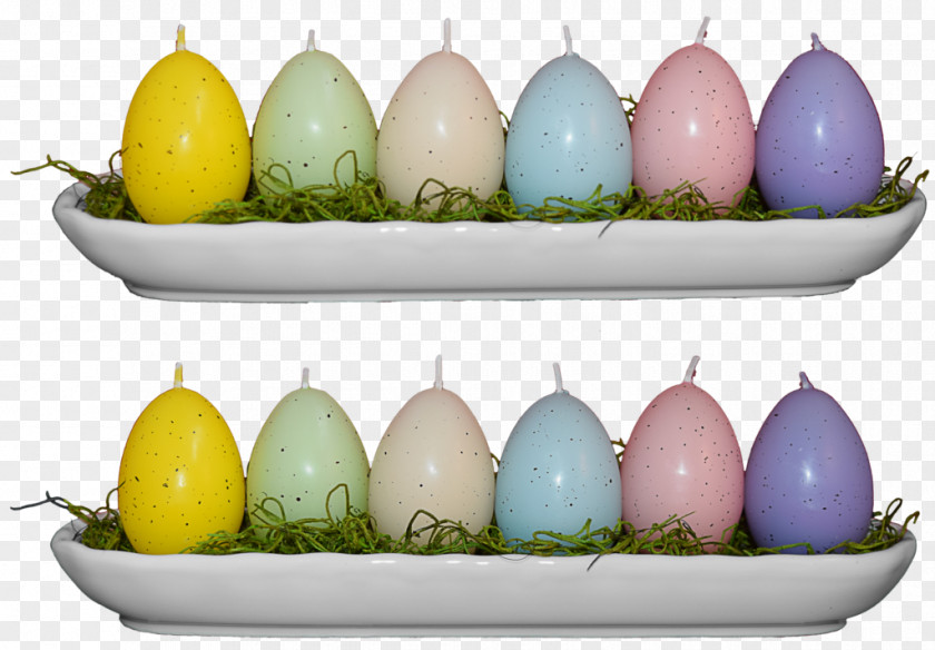 Easter Egg Candle PNG
