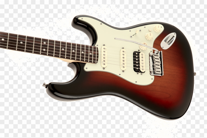 Electric Guitar Fender Stratocaster Squier Sunburst Bullet PNG