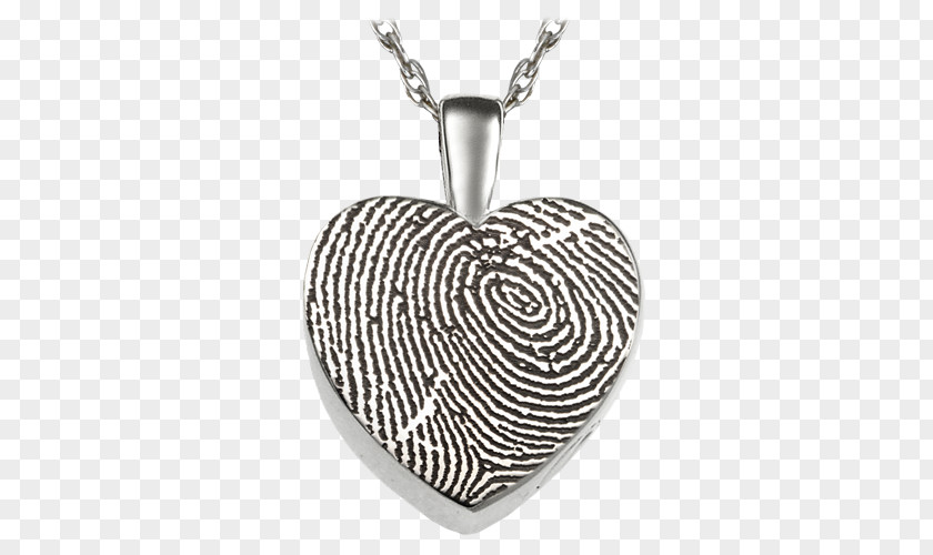 Heart Fingerprint Locket Necklace Cremation Charms & Pendants Jewellery PNG