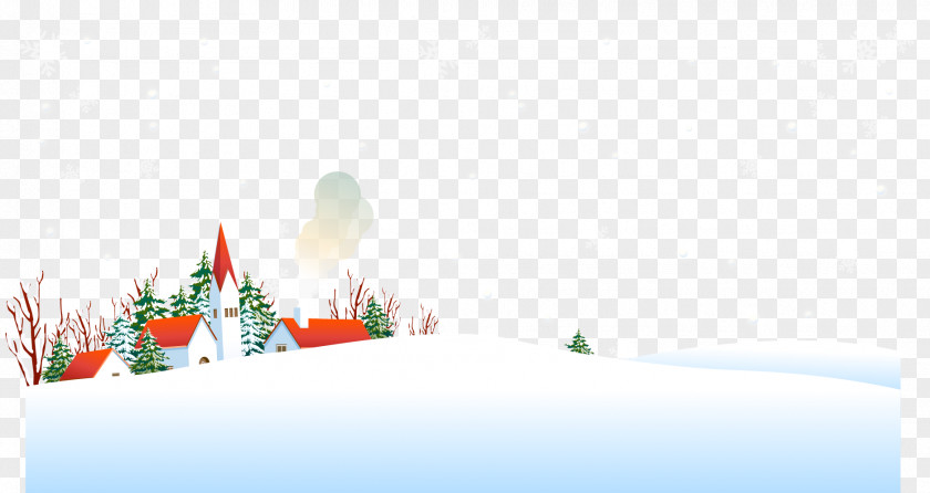 Posters Snowy Winter Background Material Sky Wallpaper PNG