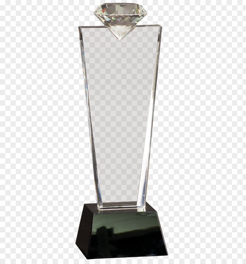Trophy Crystal Award Glass Material PNG