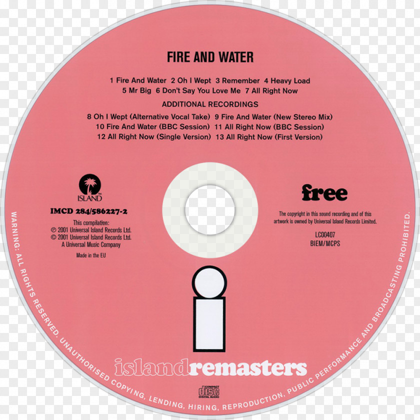 Design Compact Disc Fire And Water Brand PNG