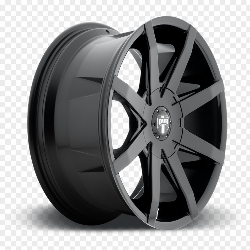 Dub Alloy Wheel Rim Graphite Tire PNG