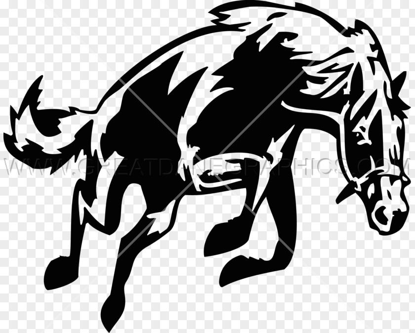 Horse Heat Transfers Cowboy Saddle Mustang Pony Bronco PNG
