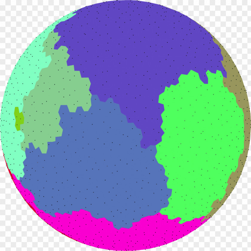 Magenta Globe Green Earth PNG