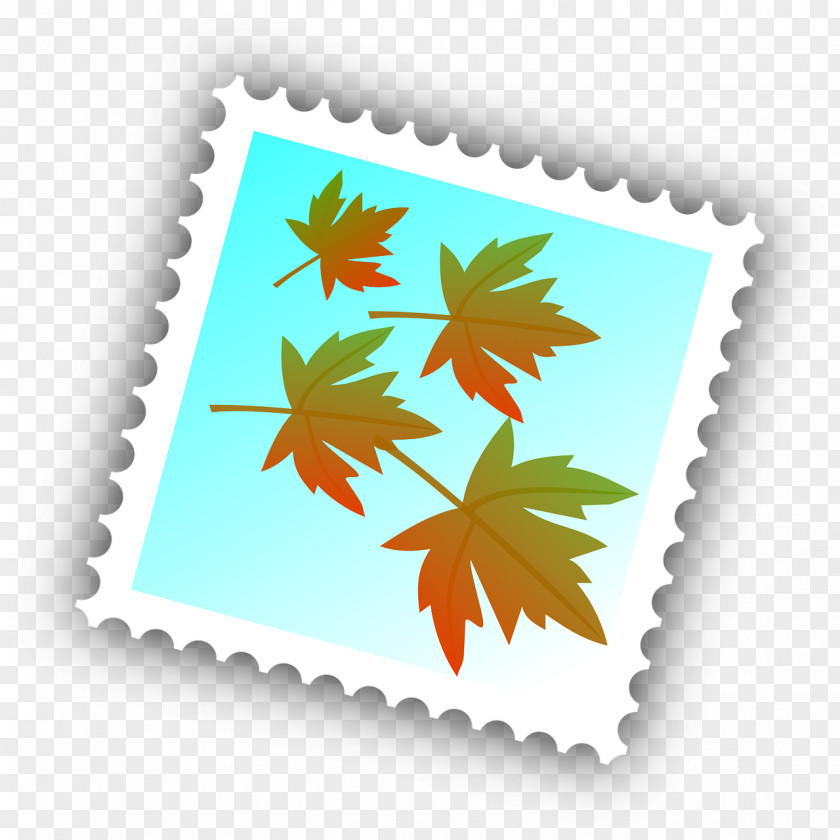 Maple Postage Stamps Airmail Rubber Stamp Letter PNG