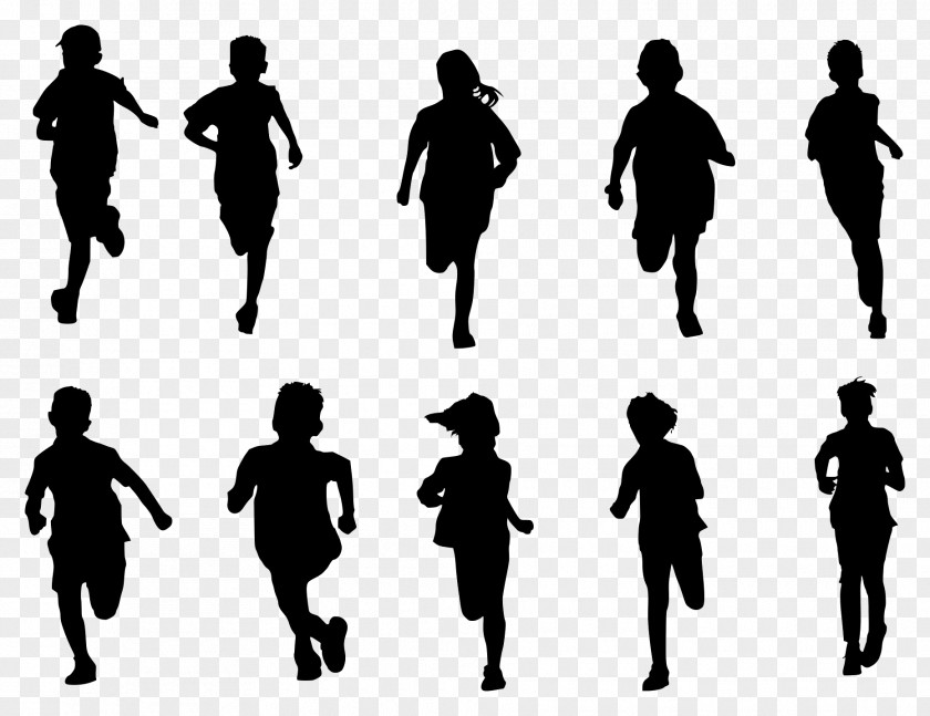 Person Clipart Running Silhouette Clip Art Vector Graphics Illustration PNG