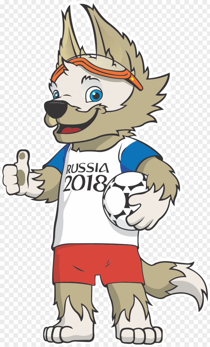 Russia 2018 FIFA World Cup Zabivaka Official Mascots PNG