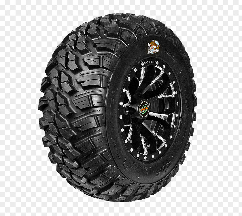 Side By Radial Tire All-terrain Vehicle Wheel PNG