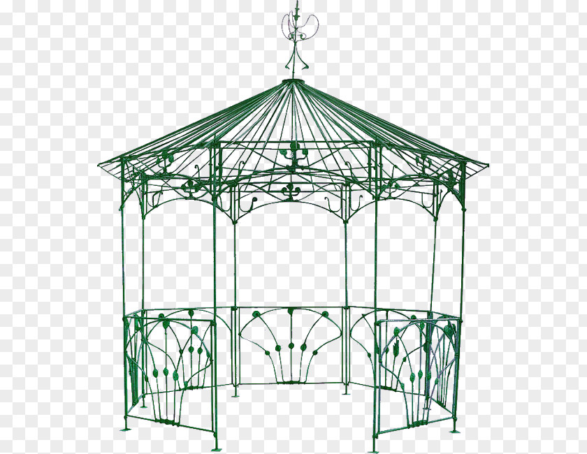 Table Gazebo Wrought Iron Garden Furniture Chair PNG