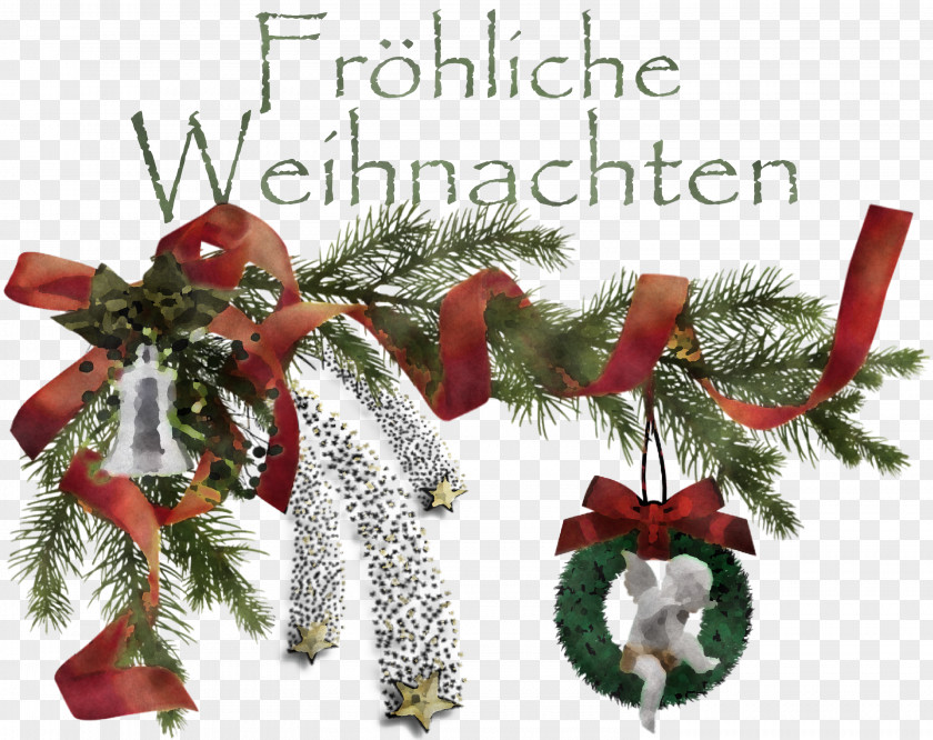 Frohliche Weihnachten Merry Christmas PNG