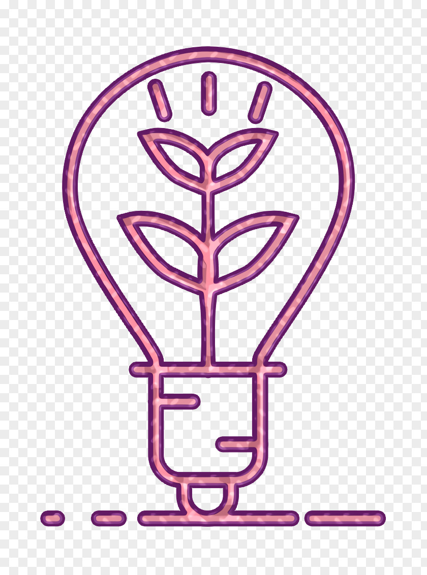 Line Art Lamp Icon Bulb Electric Energy PNG