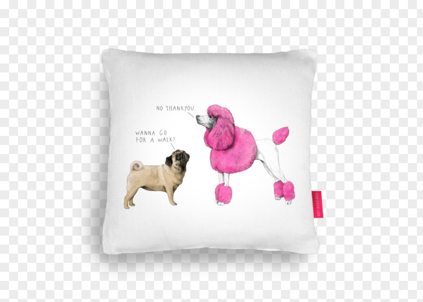 Lovely Style Cushion Throw Pillows Dog Breed Pug PNG