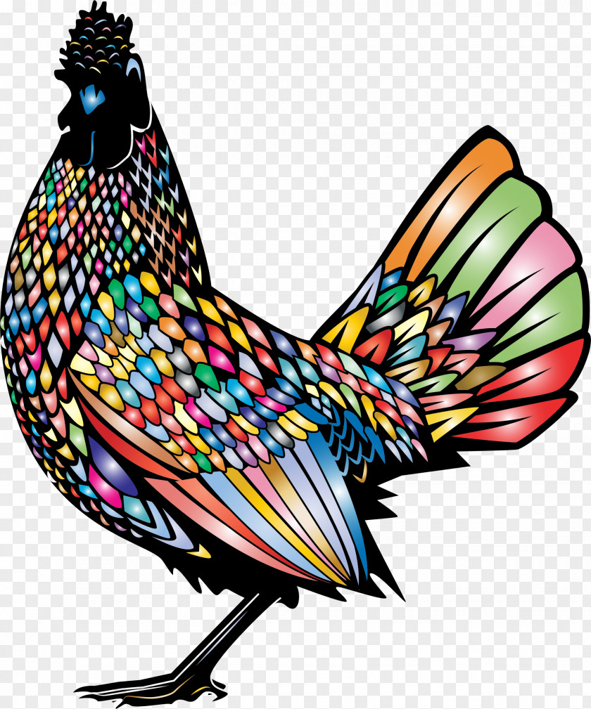 Rooster Clipart Dorking Chicken White-faced Black Spanish Clip Art PNG